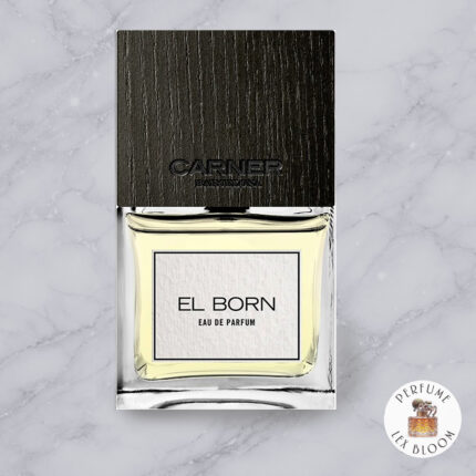 Buy El Born by Carner Barcelona - bottle on a marble background, Perfume Lex Bloom store. bottle on a light marble background