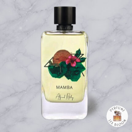 Buy Mamba by Alfred Ritchy - bottle on a marble background, Perfume Lex Bloom store. bottle on a light marble background