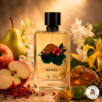 Mamba by Alfred Ritchy perfume bottle with visual notes of Pear, Apple, and Tuberose.