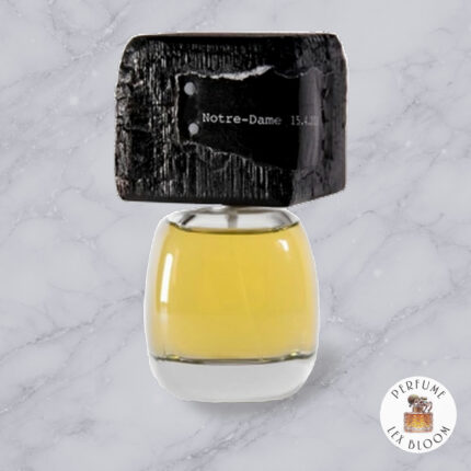 Buy Notre Dame 15.4.2019 by Filippo Sorcinelli - bottle on a marble background, Perfume Lex Bloom store. bottle on a light marble background