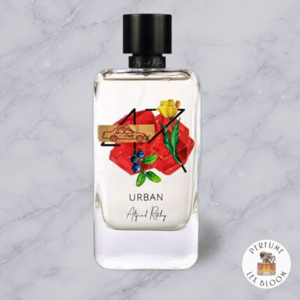 Buy Urban by Alfred Ritchy - bottle on a marble background, Perfume Lex Bloom store. bottle on a light marble background